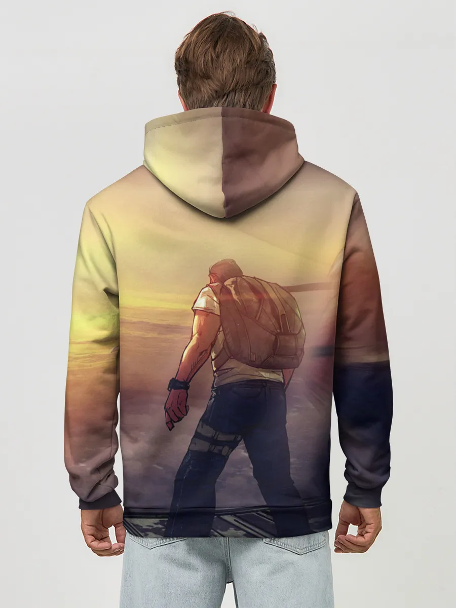 Худи мужской база хлопок / FREEFIRE | БЕЙСЕР