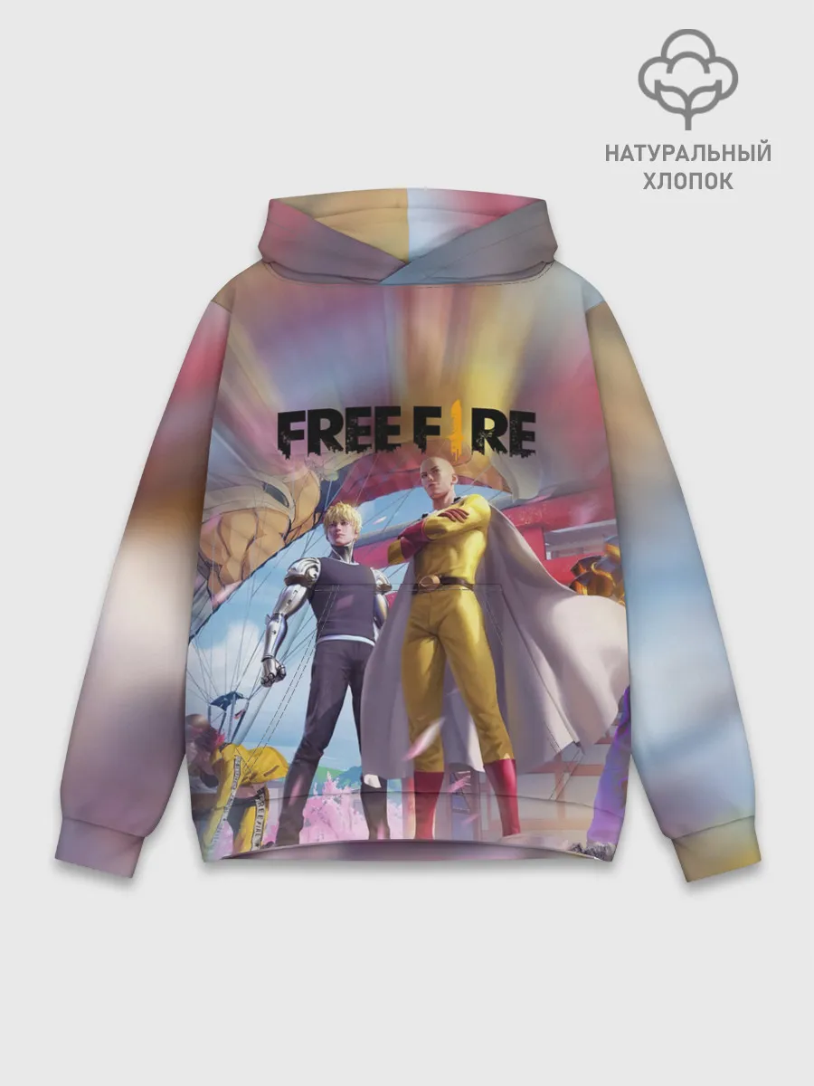 Худи мужской база хлопок / FREEFIRE | САЙТАМА