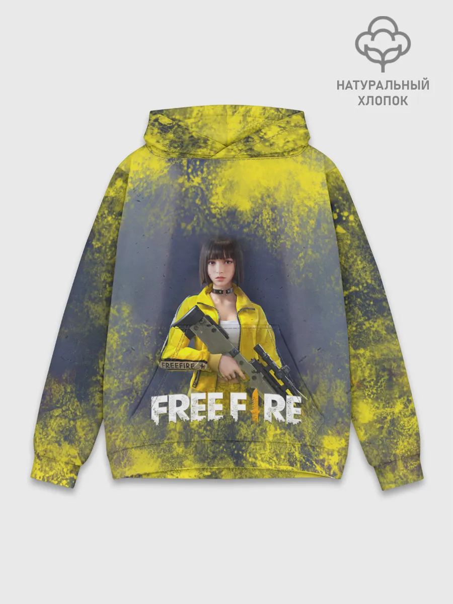 Худи мужской база хлопок / GARENA FREEFIRE | БАТЛГРАУНД