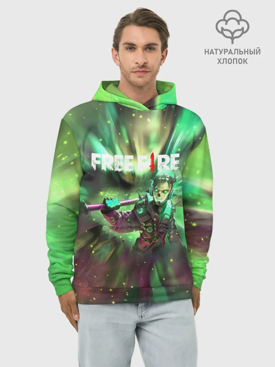 Худи мужской база хлопок / FREEFIRE | Battlegrounds
