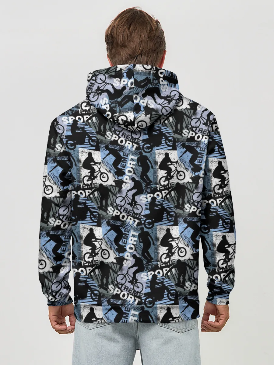 Худи мужской база хлопок / SPORT