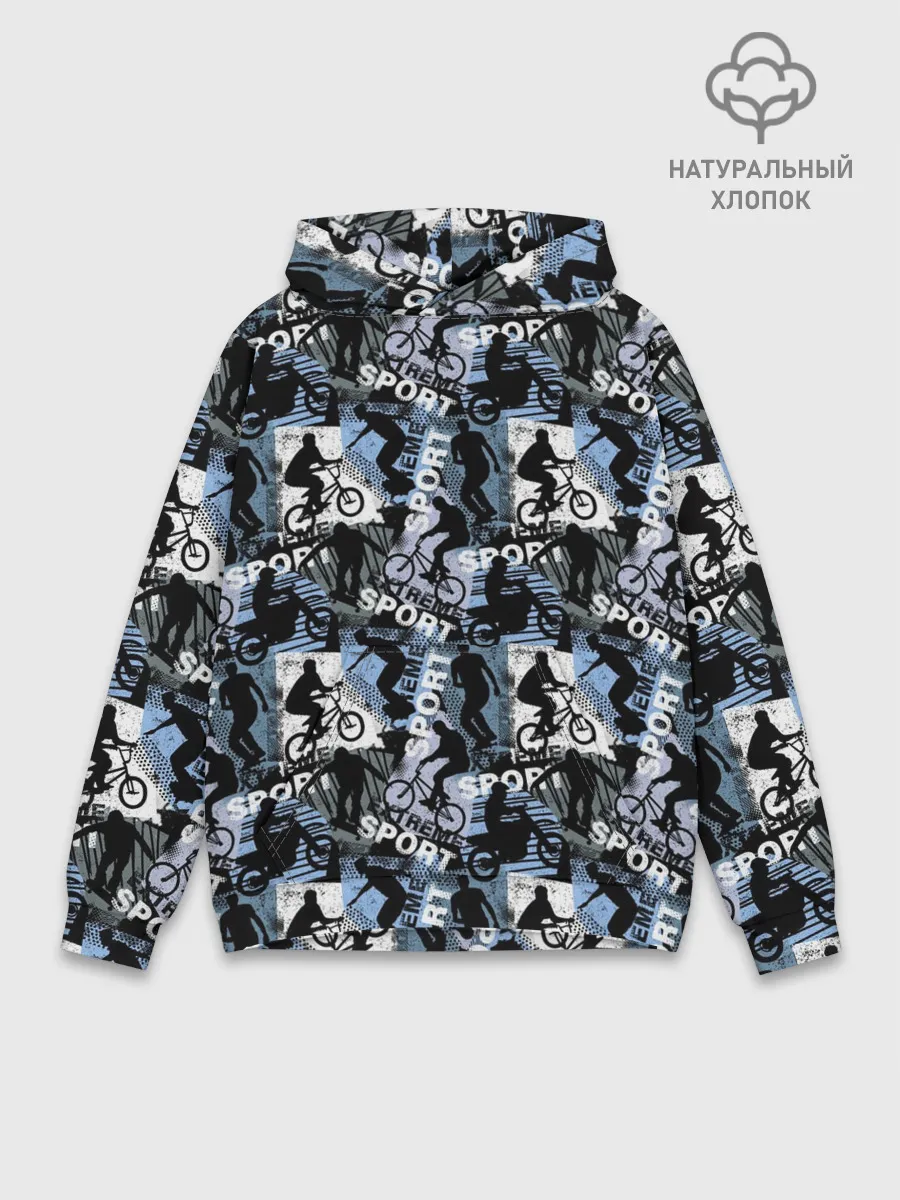 Худи мужской база хлопок / SPORT