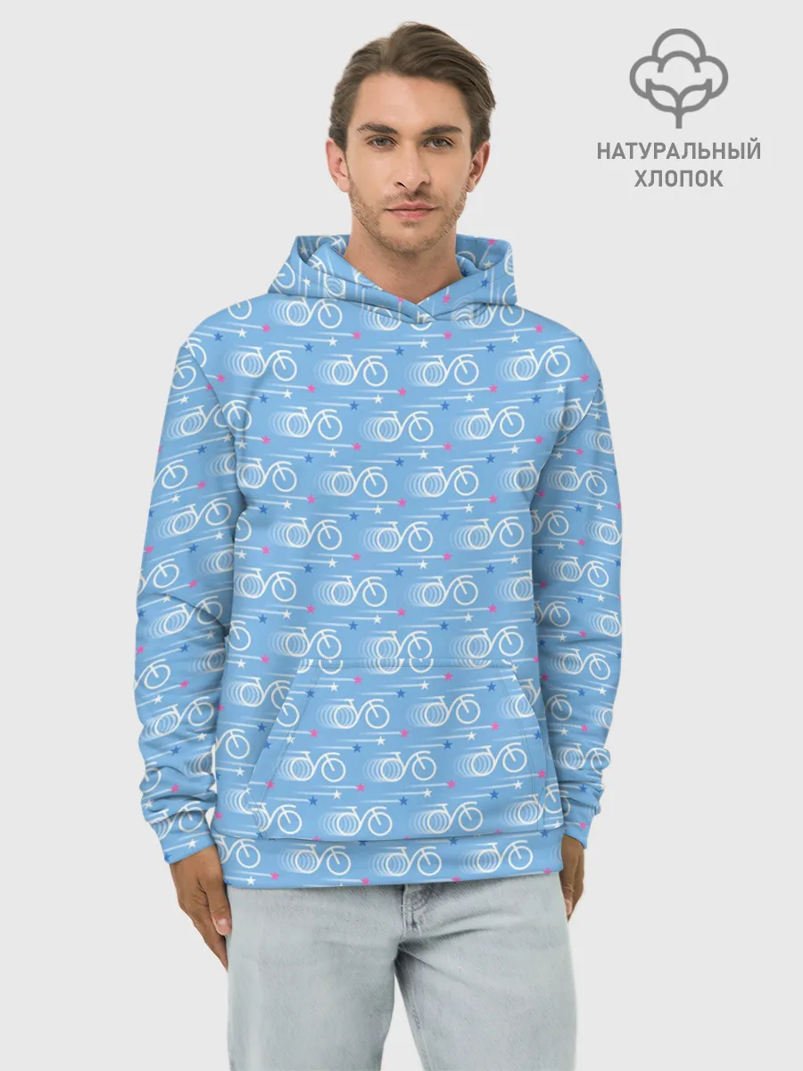 Худи мужской база хлопок / ВелоСпорт