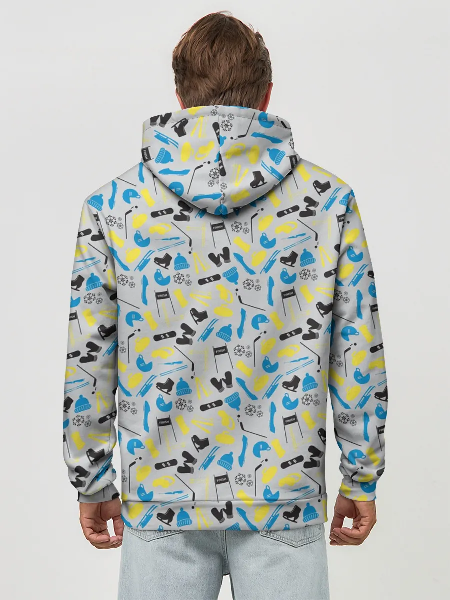 Худи мужской база хлопок / WINTER SPORTS