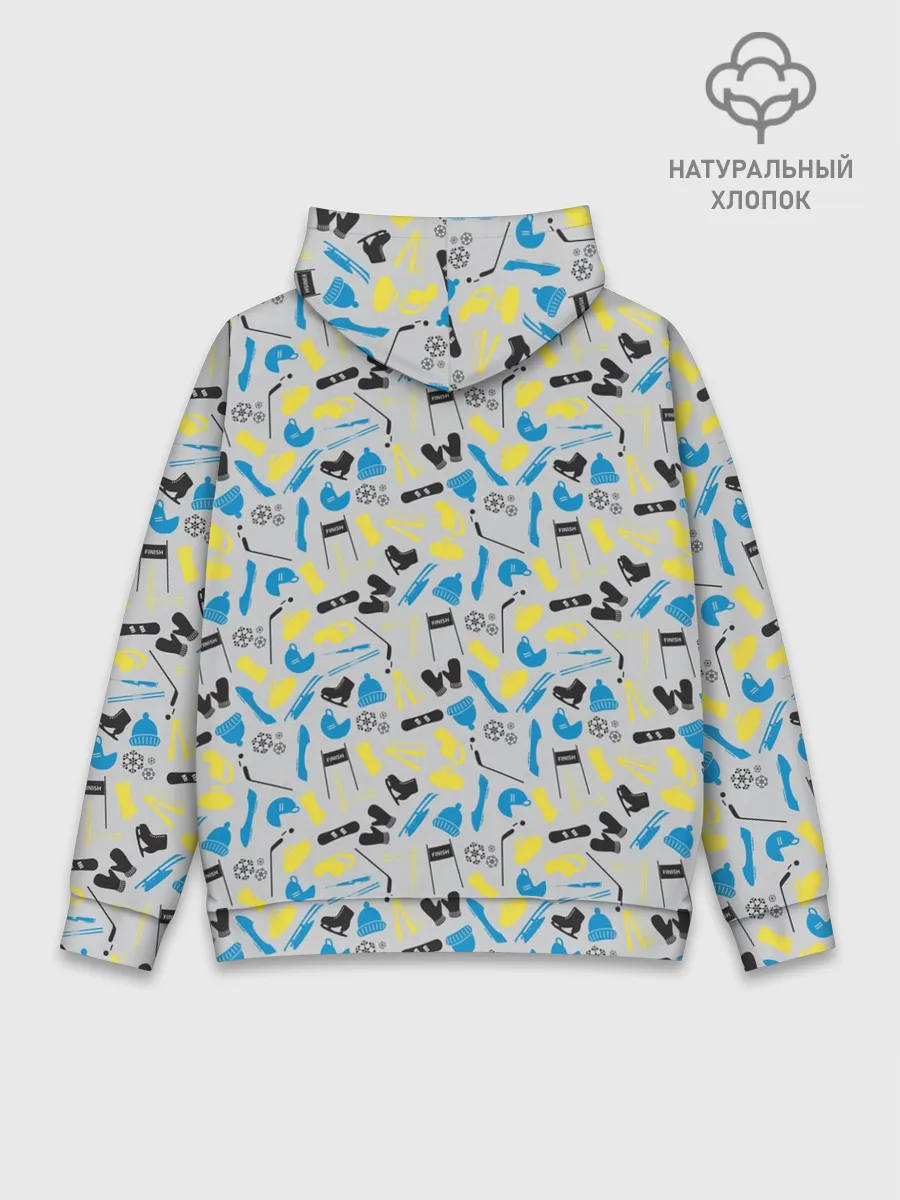 Худи мужской база хлопок / WINTER SPORTS