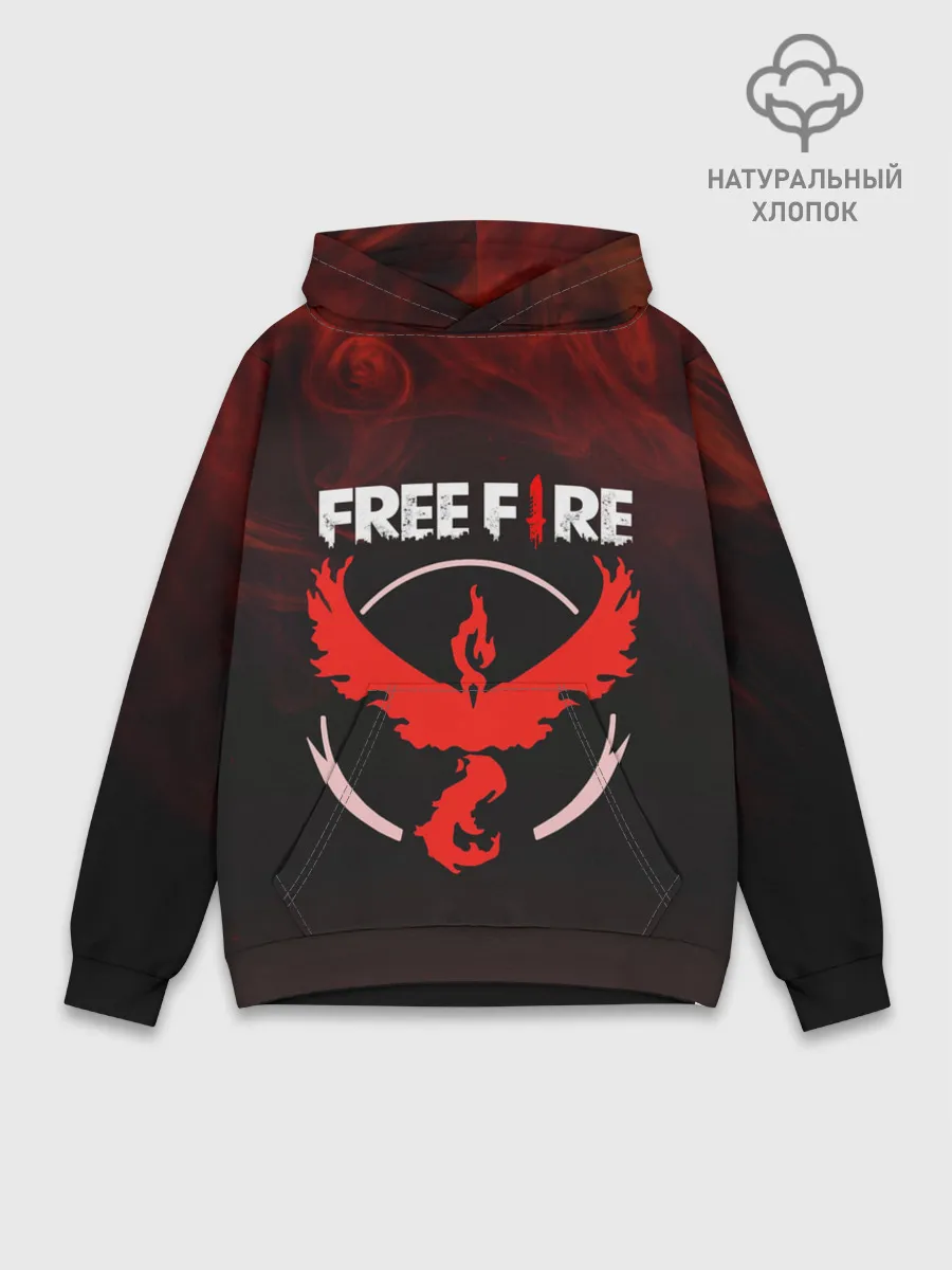 Худи мужской база хлопок / FREEFIRE | ФЕНИКС