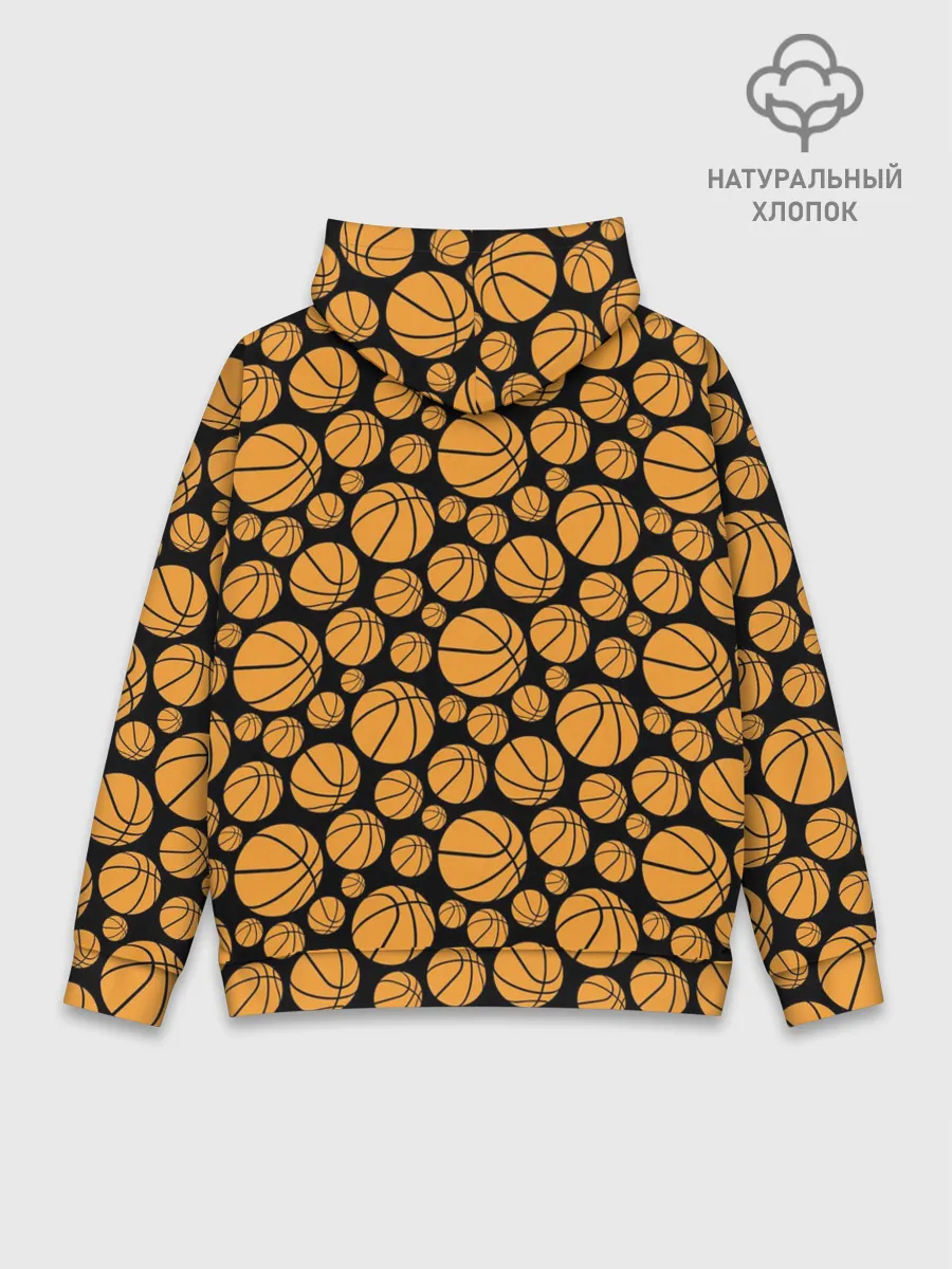 Худи мужской база хлопок / Баскетбольные Мячи