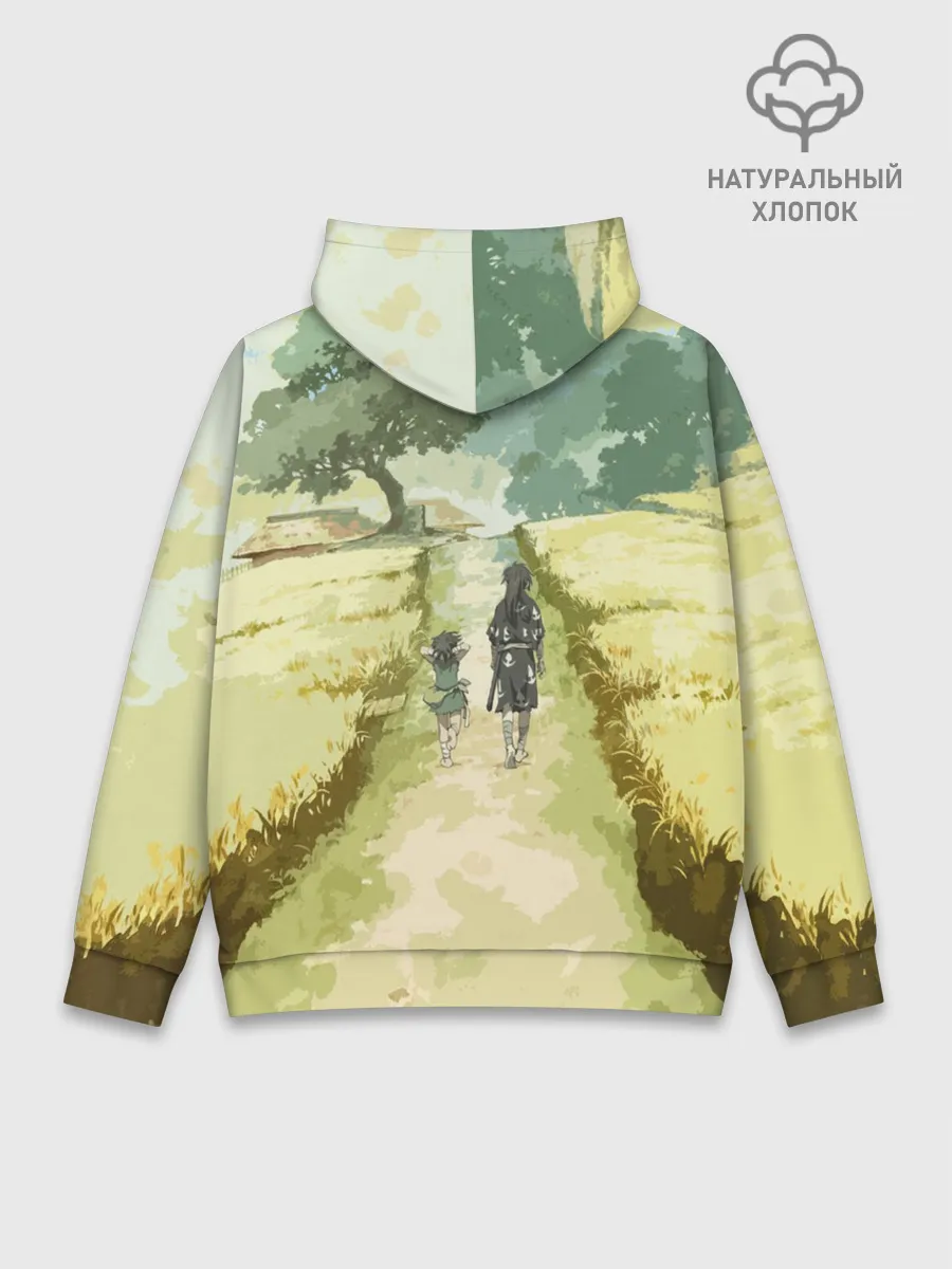 Худи мужской база хлопок / ХЯККИМАРУ И ДОРОРО
