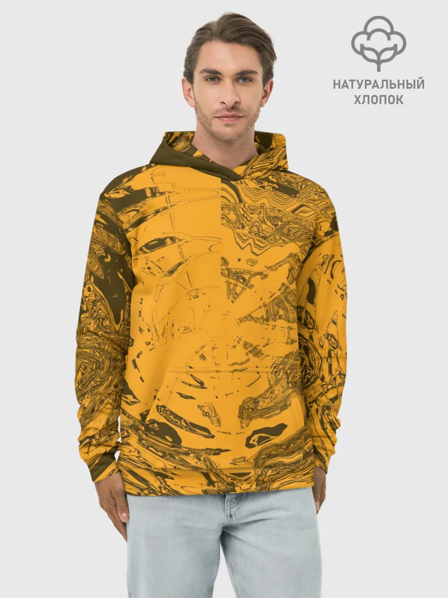 Худи мужской база хлопок / Сплющенная сфера