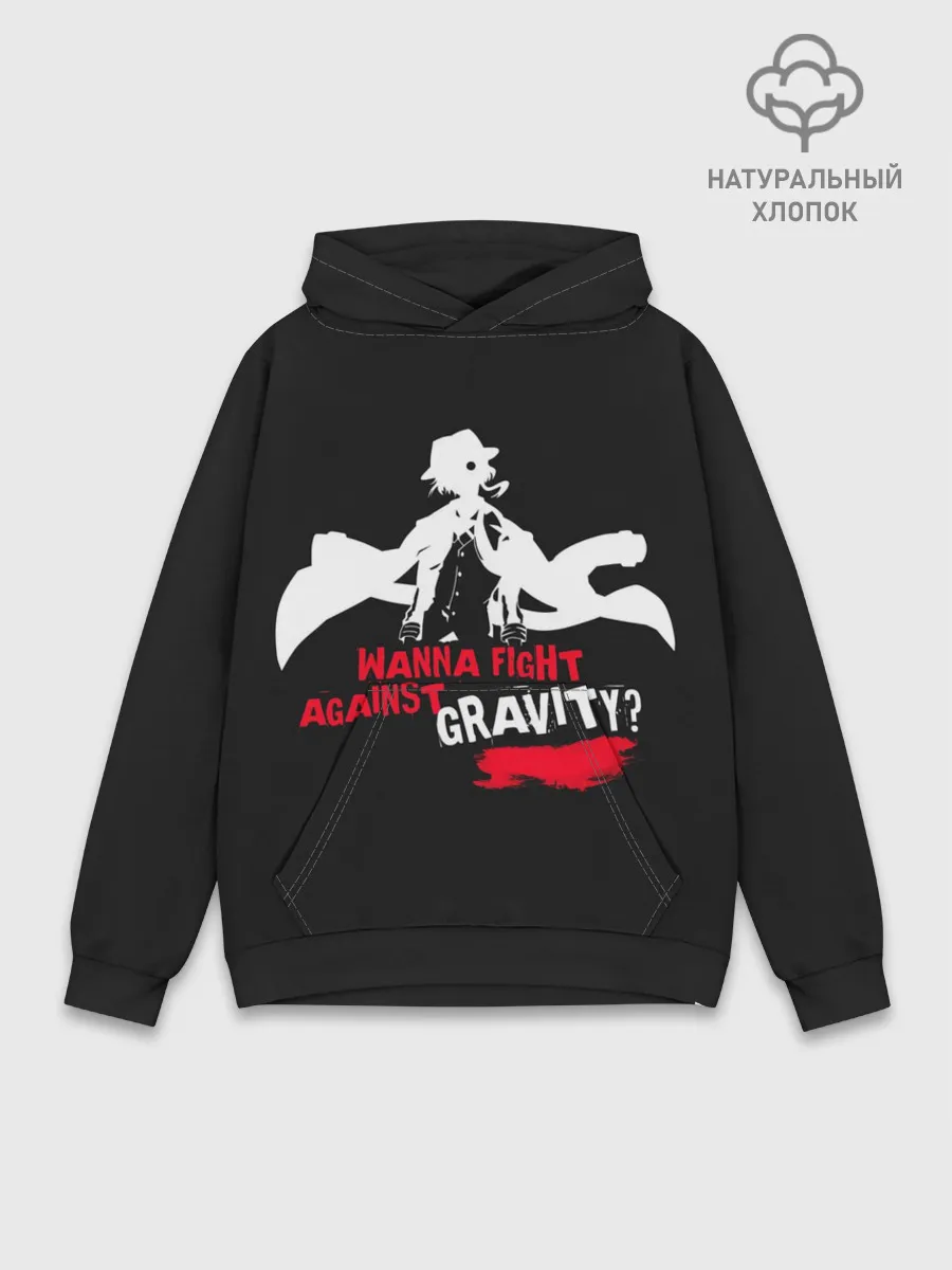 Худи мужской база хлопок / Чуя Накахара бродячие псы