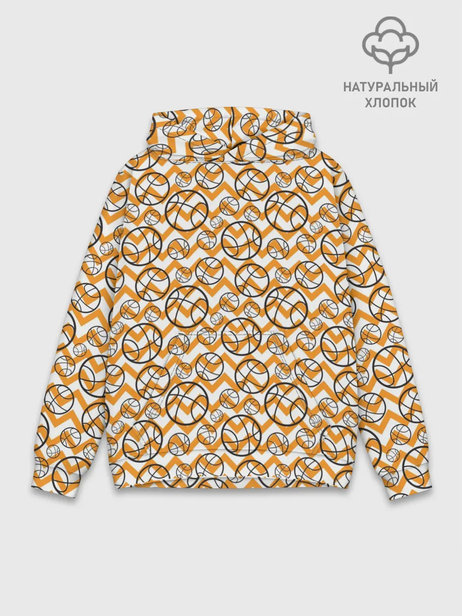 Худи мужской база хлопок / Баскетбол