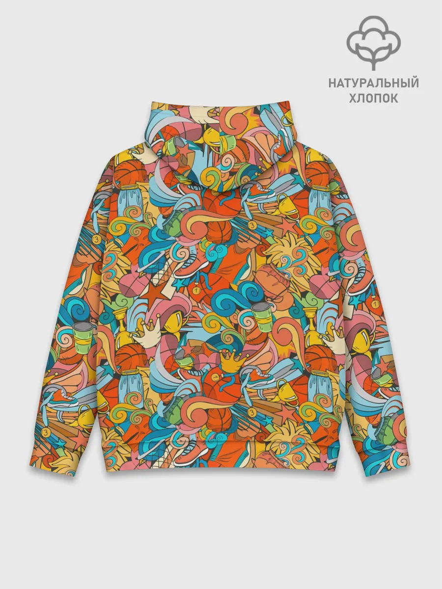 Худи мужской база хлопок / Basketball