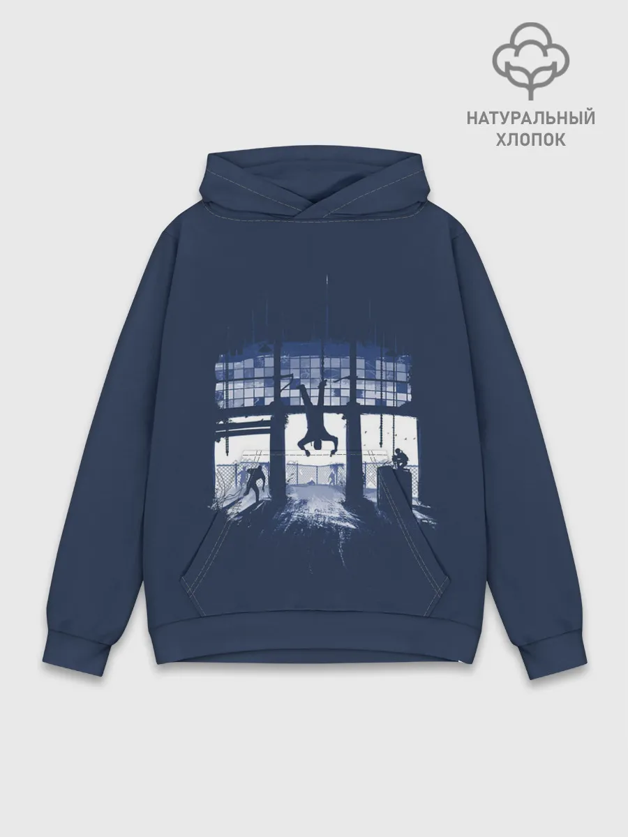 Худи мужской база хлопок / Trap