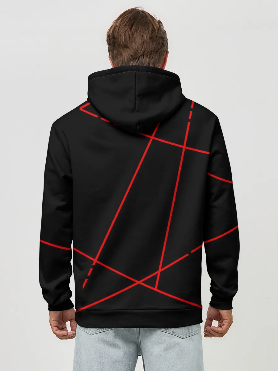 Худи мужской база хлопок / Старшая Некома кот | Haikyuu!!