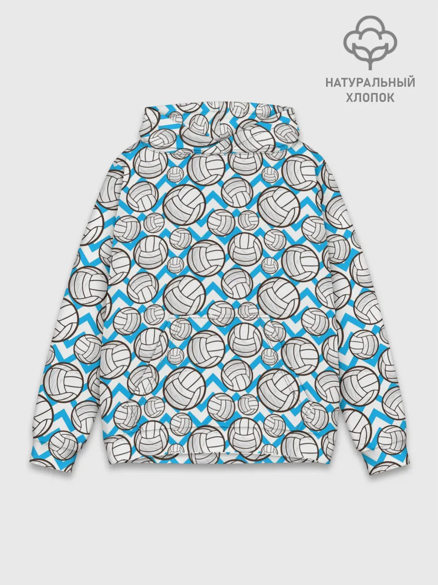 Худи мужской база хлопок / Волейбол