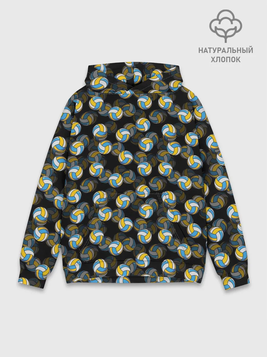 Худи мужской база хлопок / Волейбол