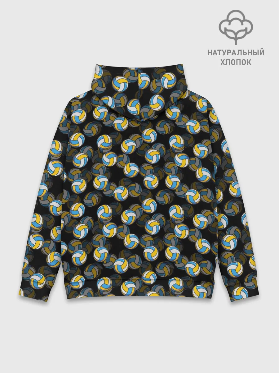 Худи мужской база хлопок / Волейбол