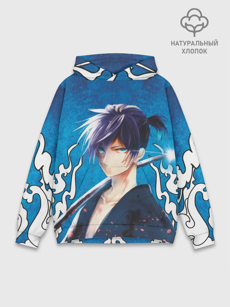 Худи мужской база хлопок / Бездомый Бог Ятогами