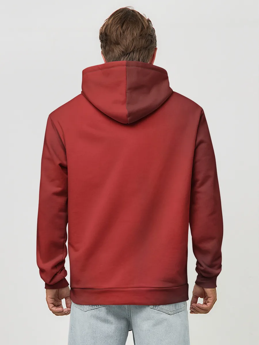 Худи мужской база хлопок / Red Lil Peep