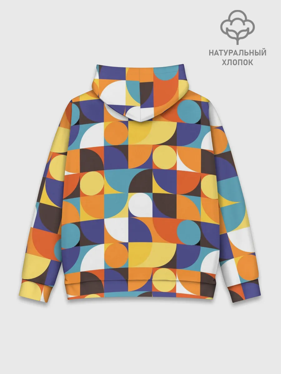 Худи мужской база хлопок / Геометрия