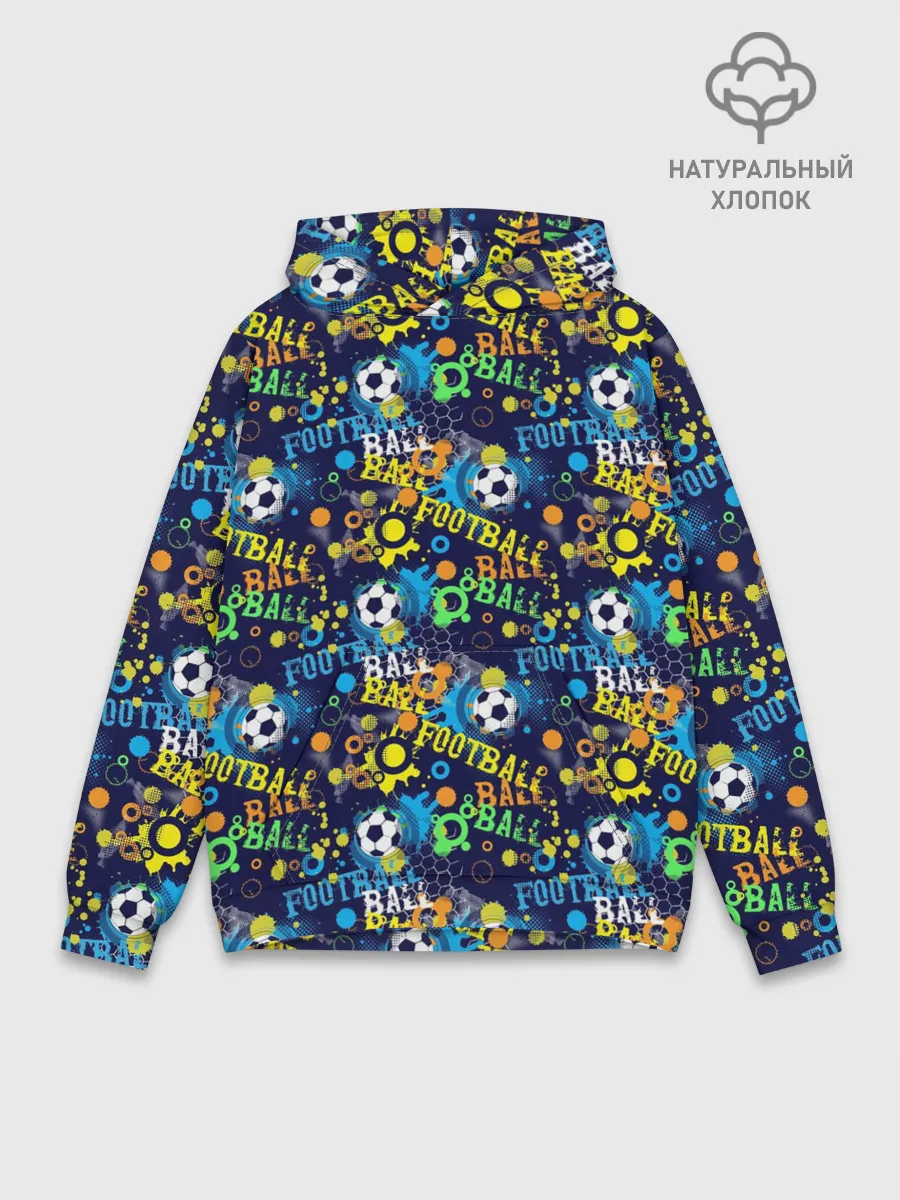 Худи мужской база хлопок / FOOTBALL