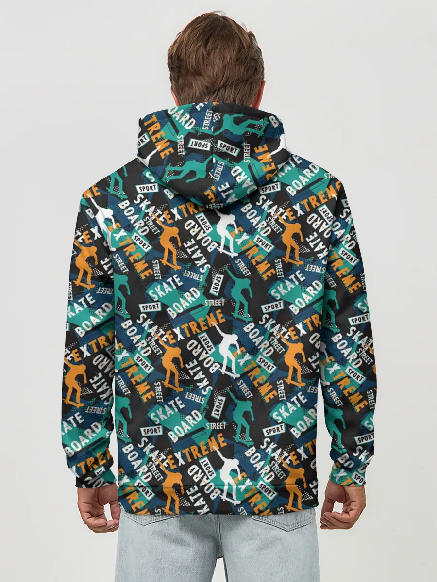 Худи мужской база хлопок / SKATEBOARD