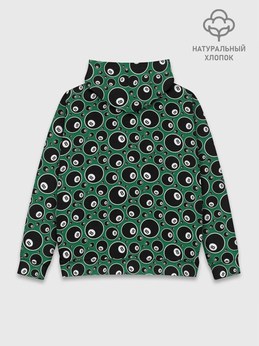 Худи мужской база хлопок / Бильярдные Шары