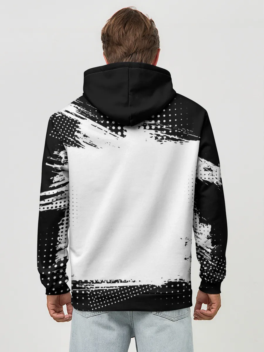 Худи мужской база хлопок / Тобио Кагеяма корона Haikyuu!!