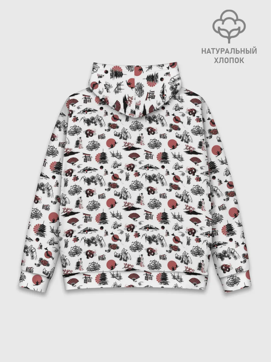 Худи мужской база хлопок / Япония