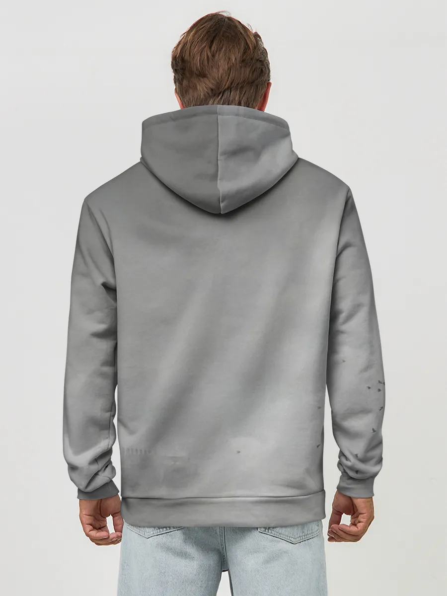 Худи мужской база хлопок / STALKER 2 Gray