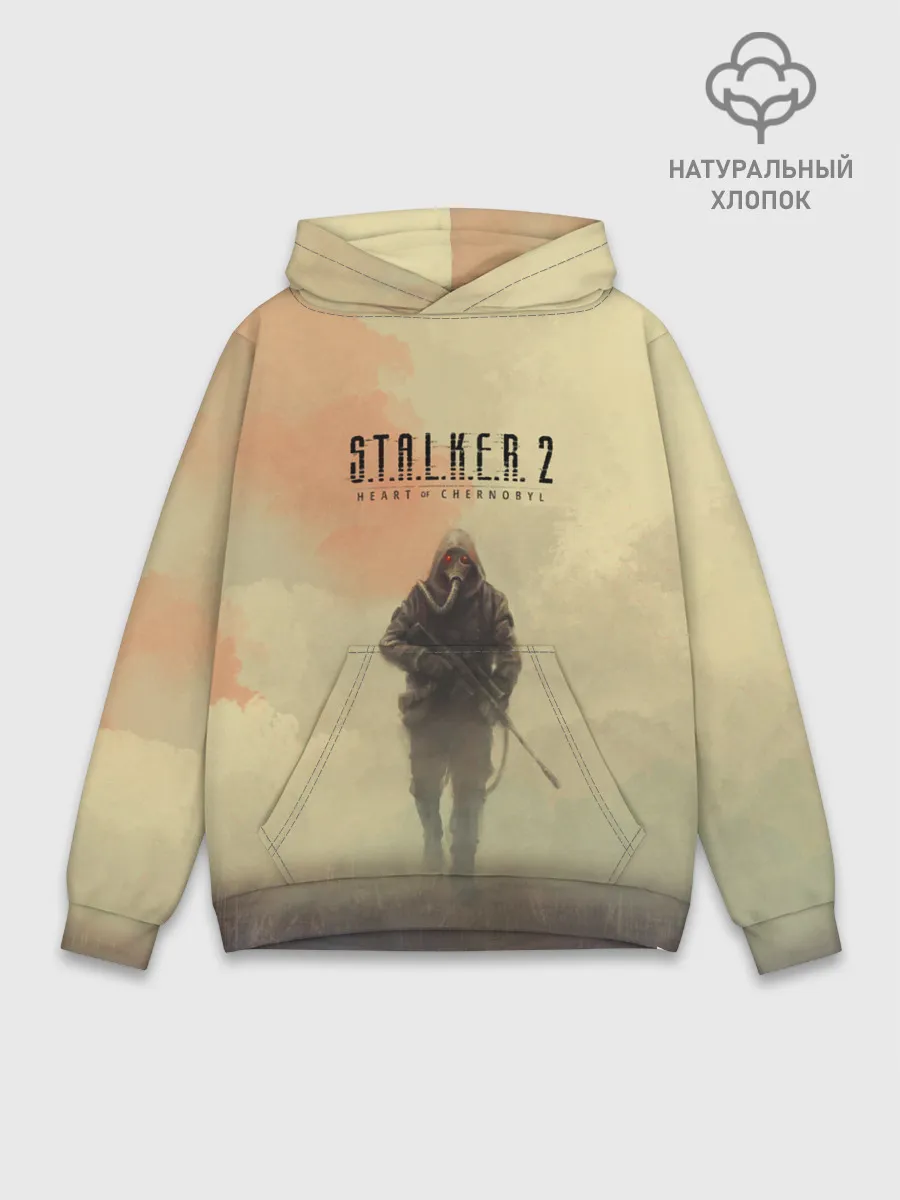 Худи мужской база хлопок / Сталкер одиночка