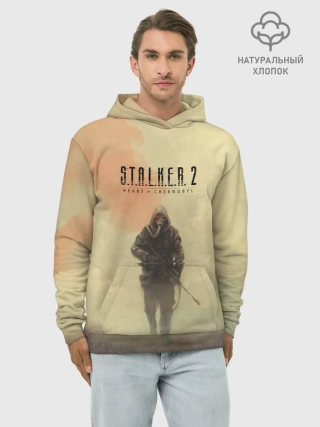 Худи мужской база хлопок / Сталкер одиночка