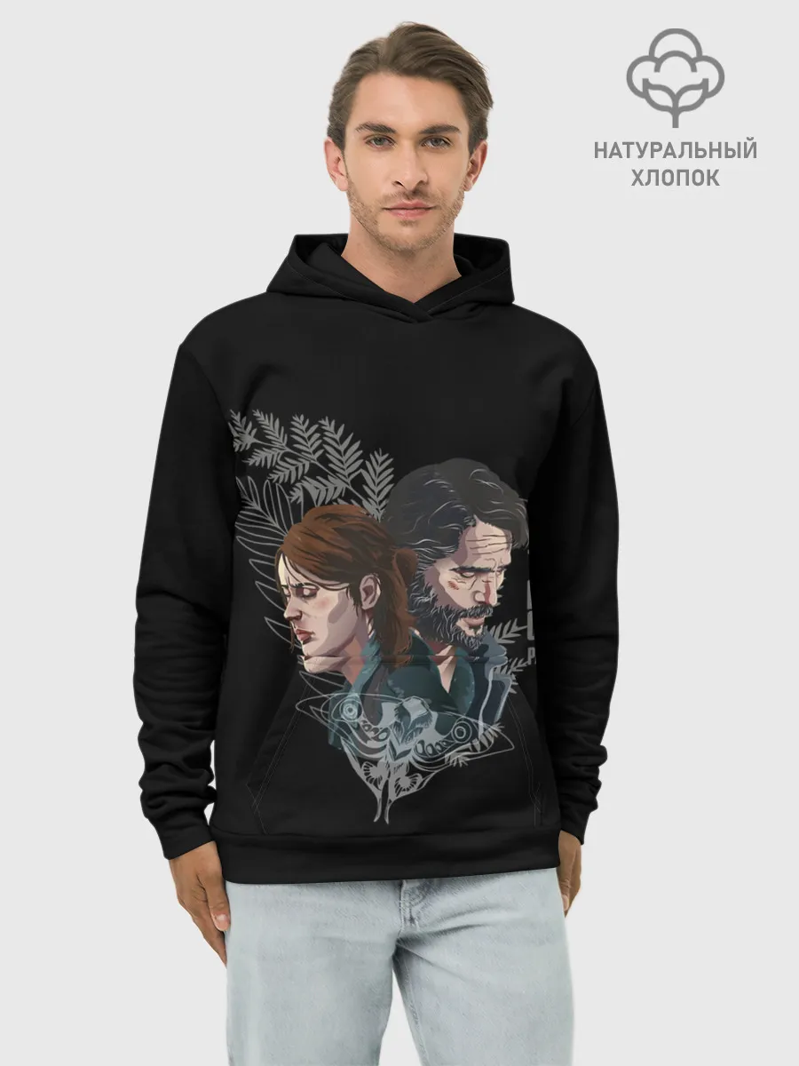 Худи мужской база хлопок / Вместе навсегда