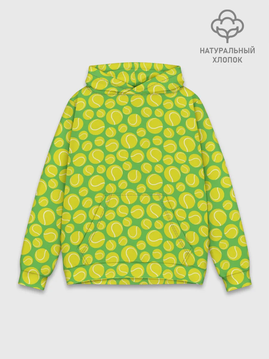 Худи мужской база хлопок / Теннисные Мячики