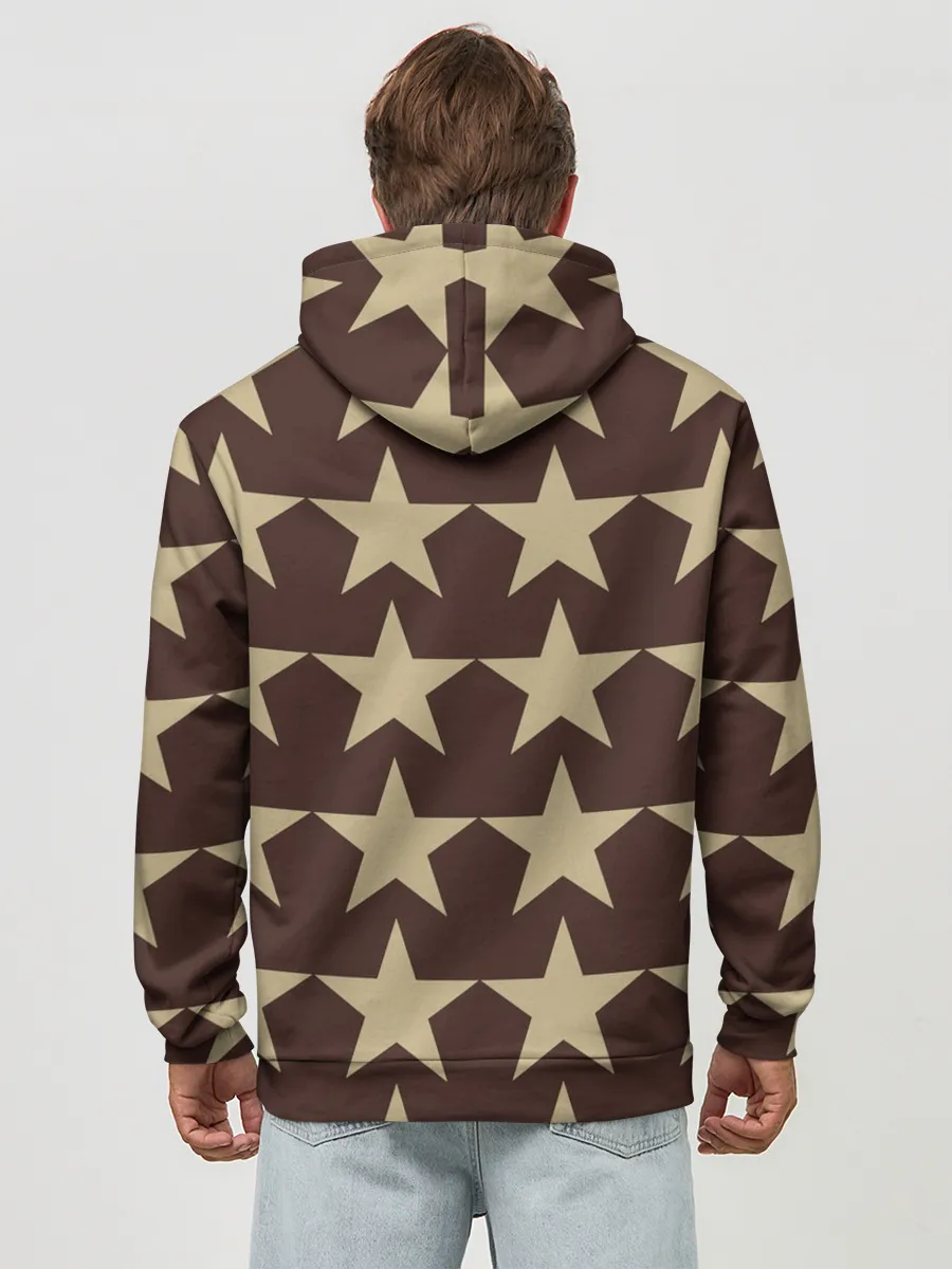 Худи мужской база хлопок / Шампанские звёзды