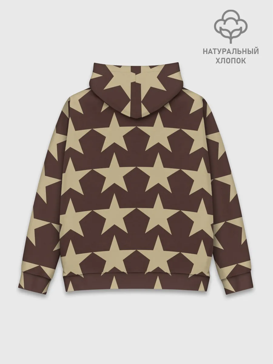 Худи мужской база хлопок / Шампанские звёзды