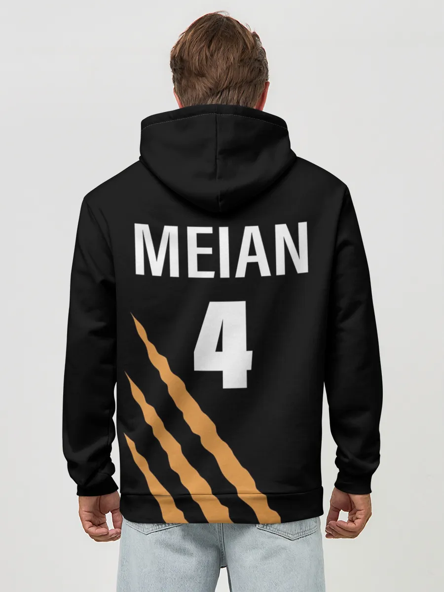 Худи мужской база хлопок / 4 | MSBY | BLACK JACKALS