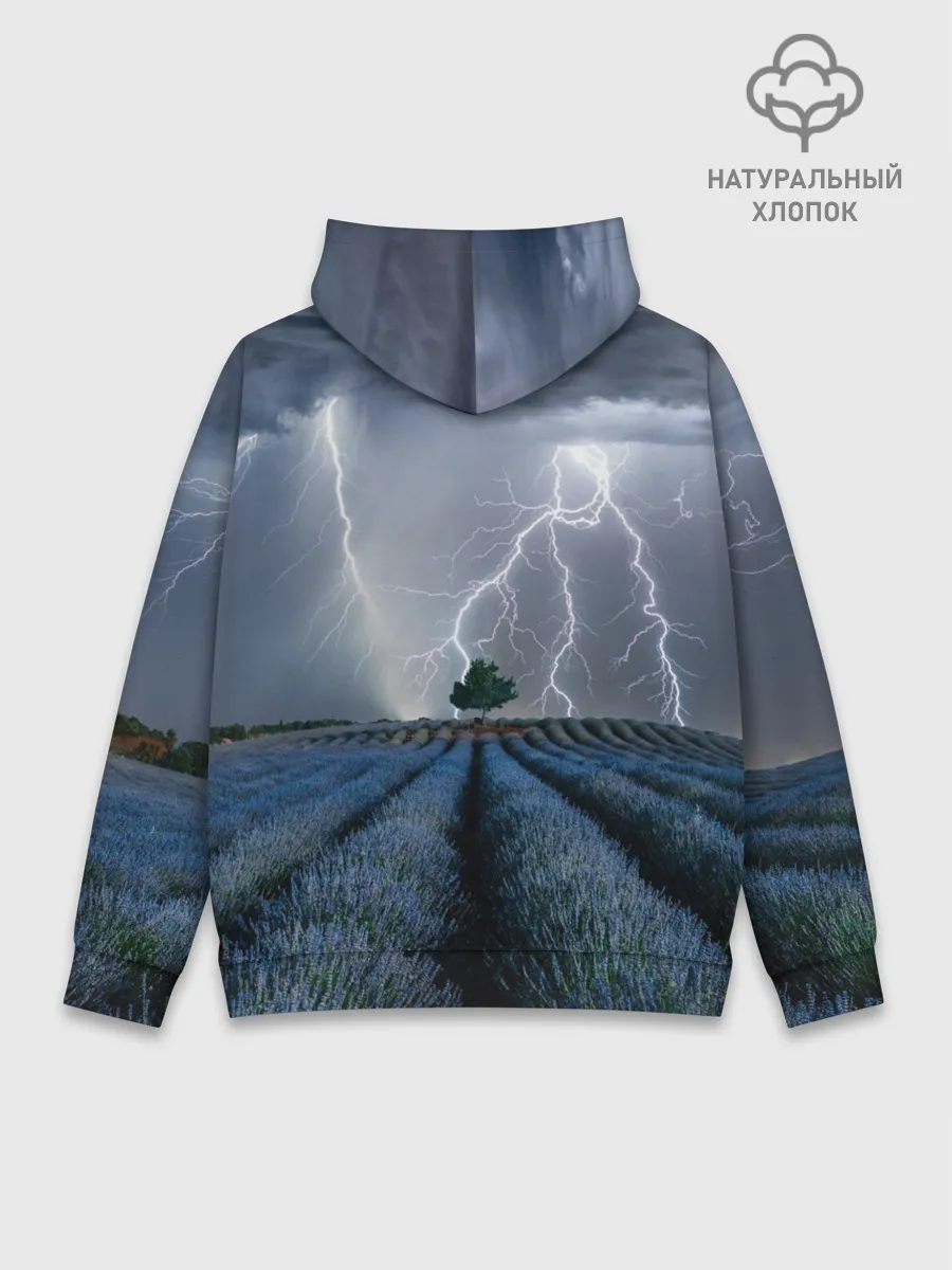 Худи мужской база хлопок / Молнии