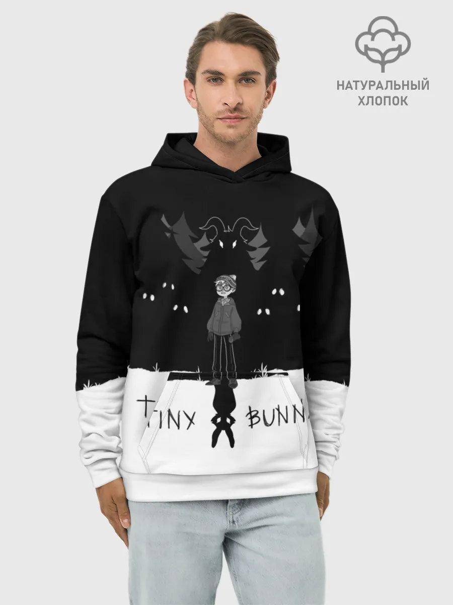 Худи мужской база хлопок / Tiny Bunny ужасы