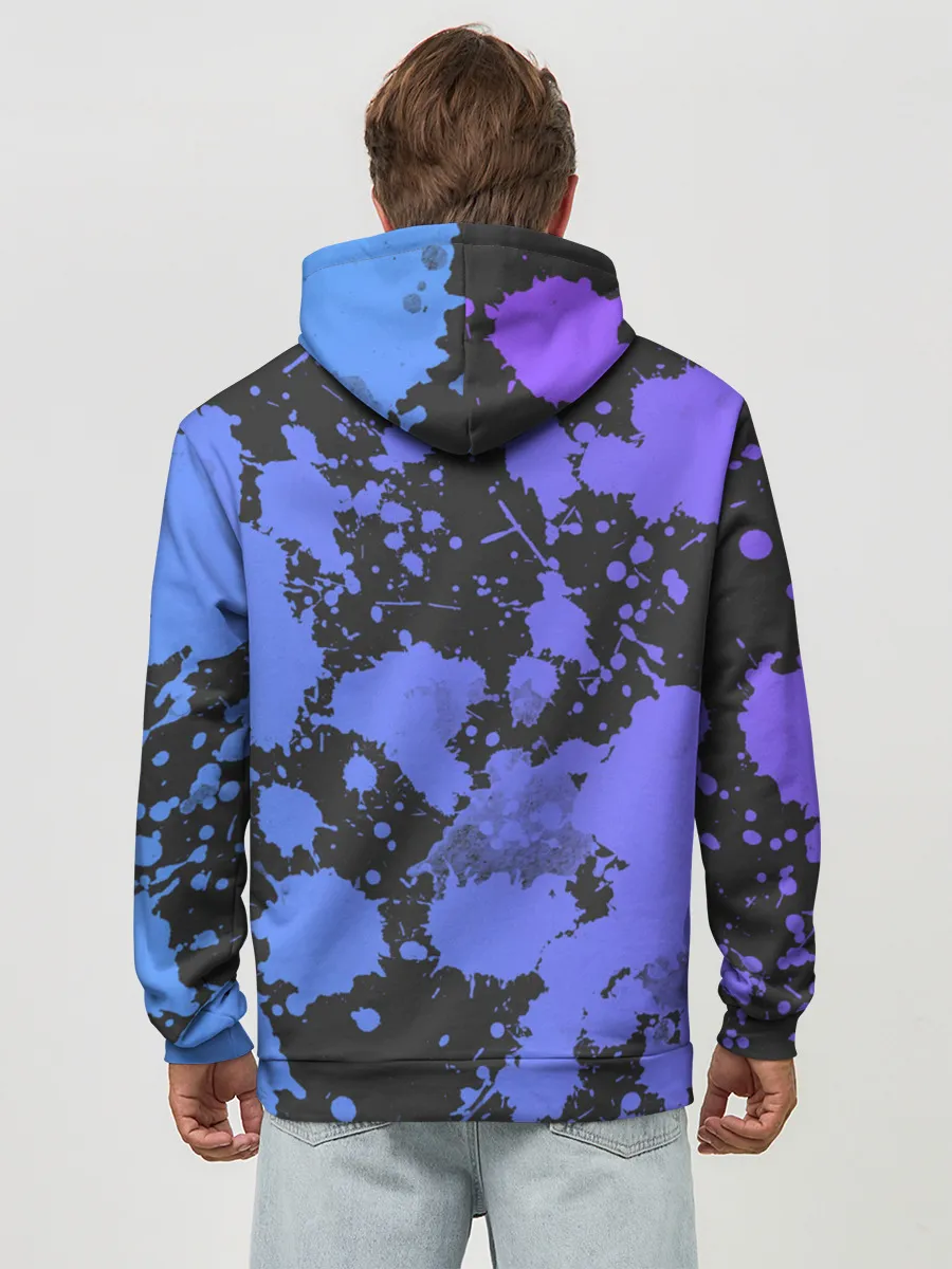 Худи мужской база хлопок / Lil Scull