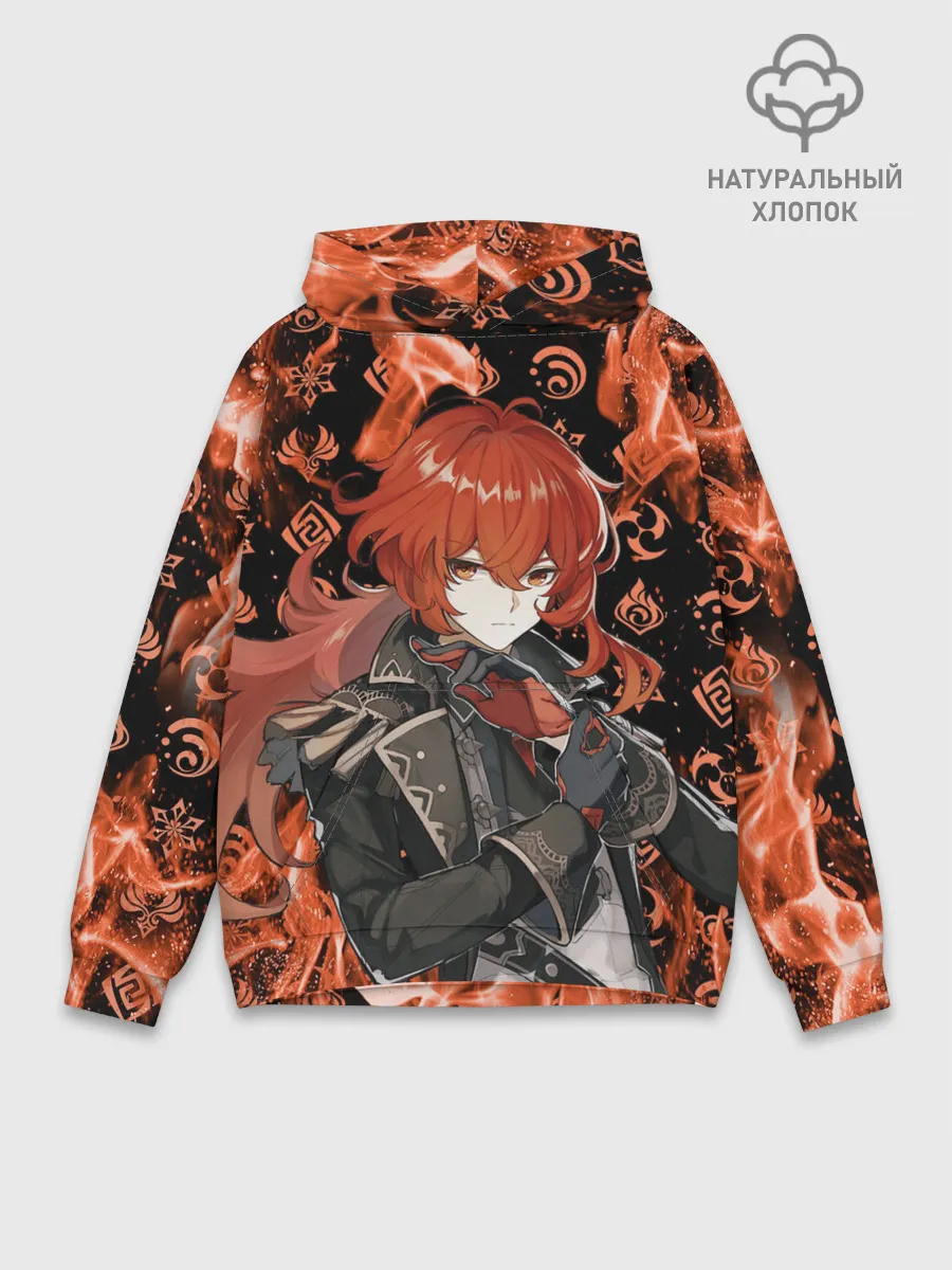 Худи мужской база хлопок / DILUC