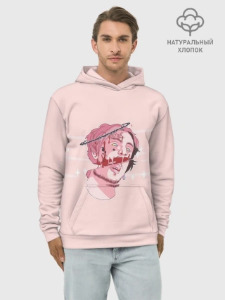 Худи мужской база хлопок / Super Lil Peep