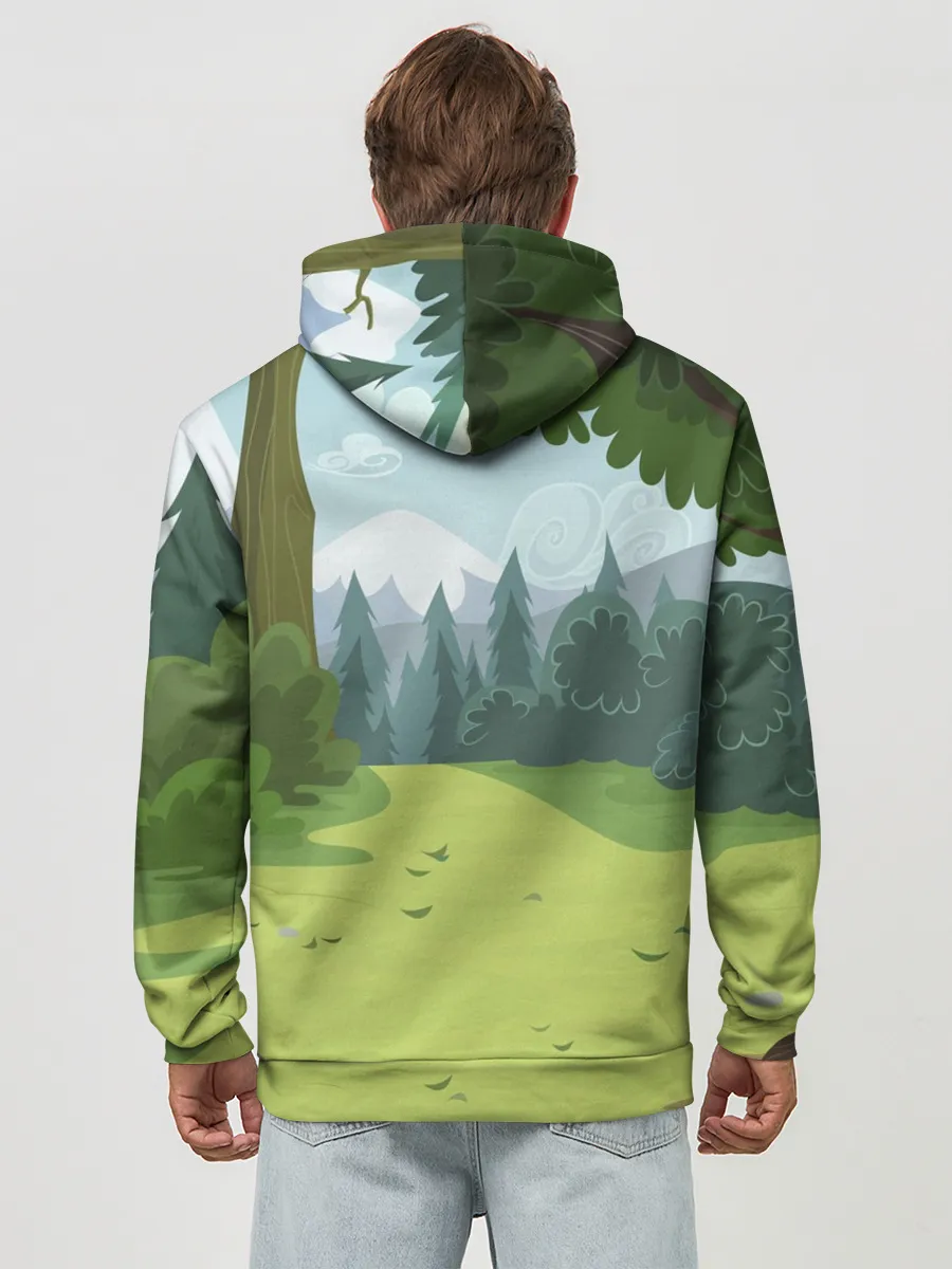 Худи мужской база хлопок / Крутые Бобры | Angry Beavers