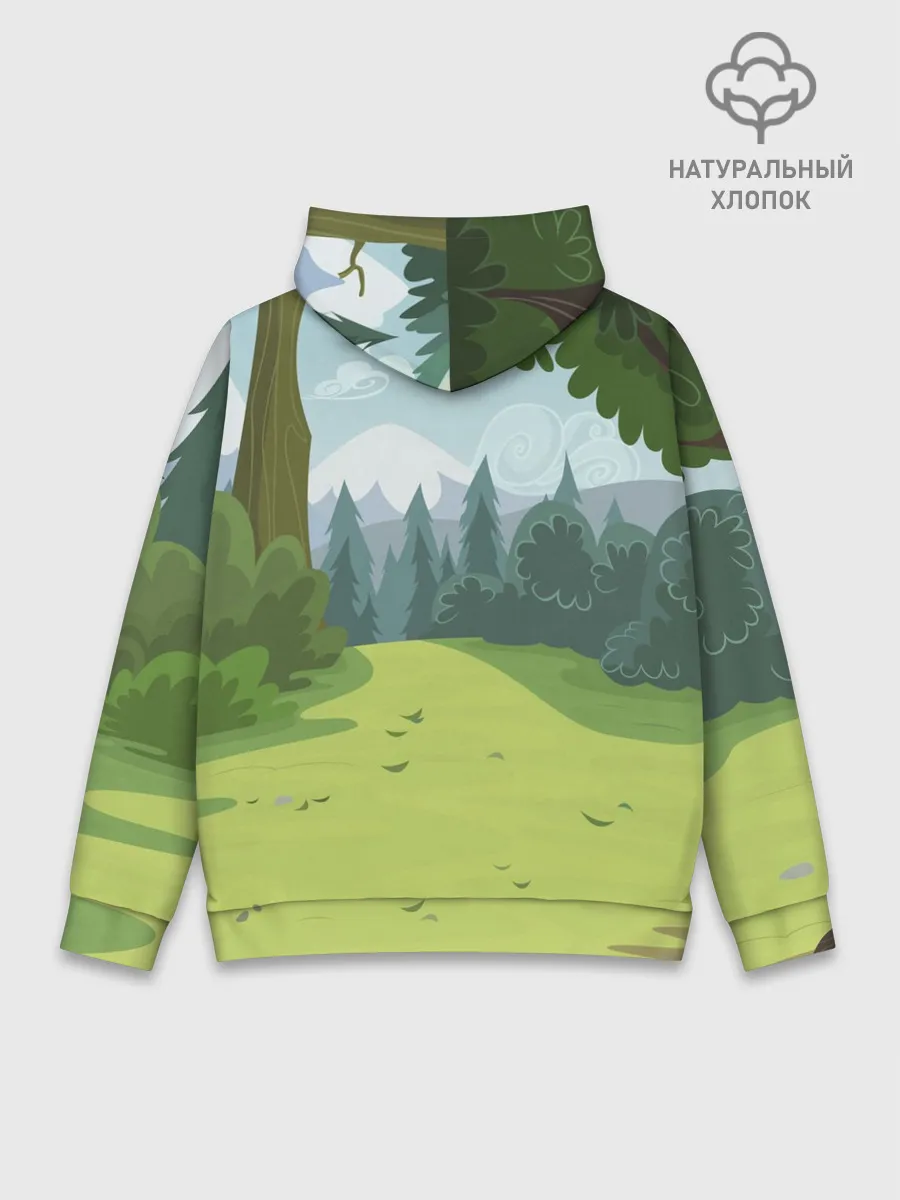 Худи мужской база хлопок / Крутые Бобры | Angry Beavers