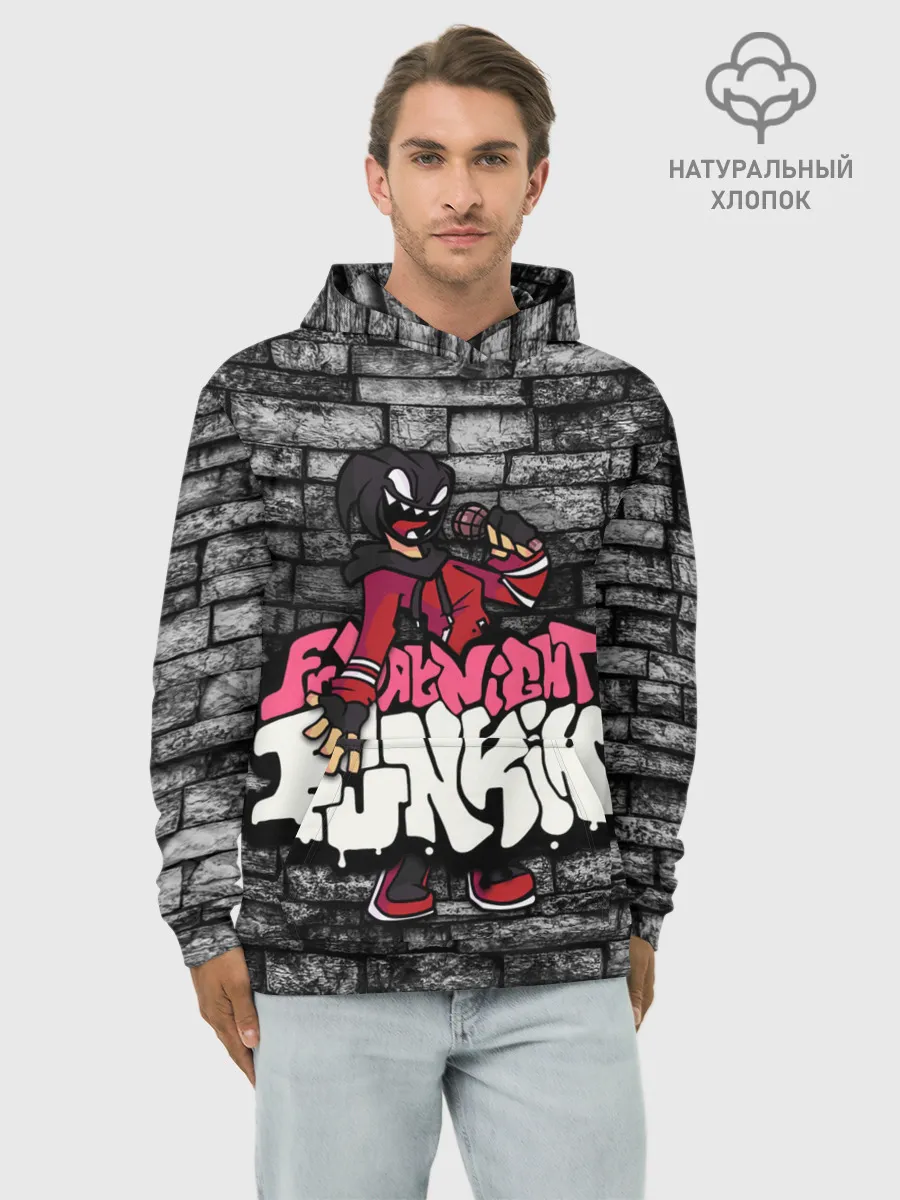 Худи мужской база хлопок / Friday Night Funkin A.G.O.T.I.