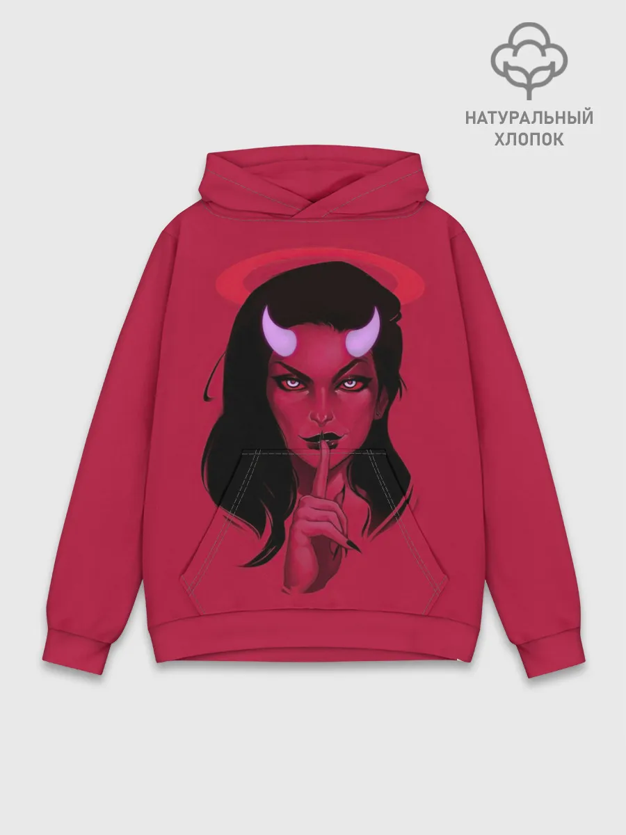 Худи мужской база хлопок / Ангельский демон