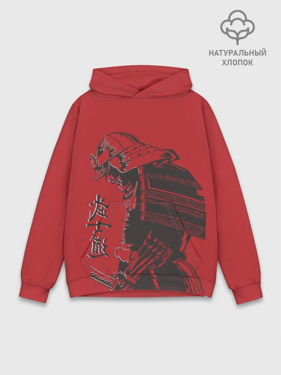 Худи мужской база хлопок / Самурай