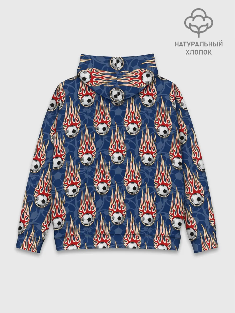 Худи мужской база хлопок / Футбольные Мячи