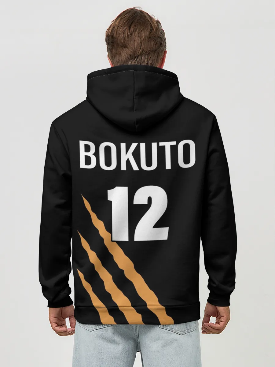 Худи мужской база хлопок / 12 | MSBY | BLACK JACKALS