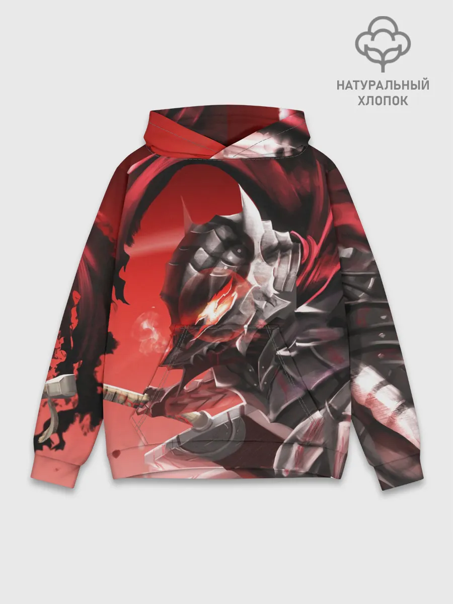Худи мужской база хлопок / БЕРСЕРК с двух сторон